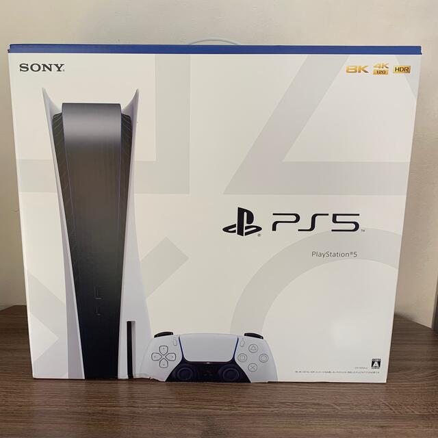 PlayStation(プレイステーション)のプレイステーション5 ﾃﾞｨｽｸﾄﾞﾗｲﾌﾞ搭載　未開封新品 エンタメ/ホビーのゲームソフト/ゲーム機本体(家庭用ゲーム機本体)の商品写真