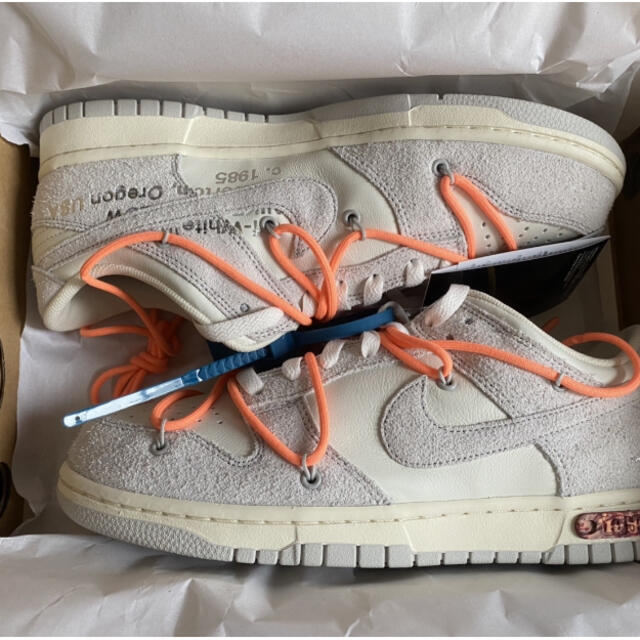 OFF-WHITE × NIKE DUNK LOW 1 OF 50