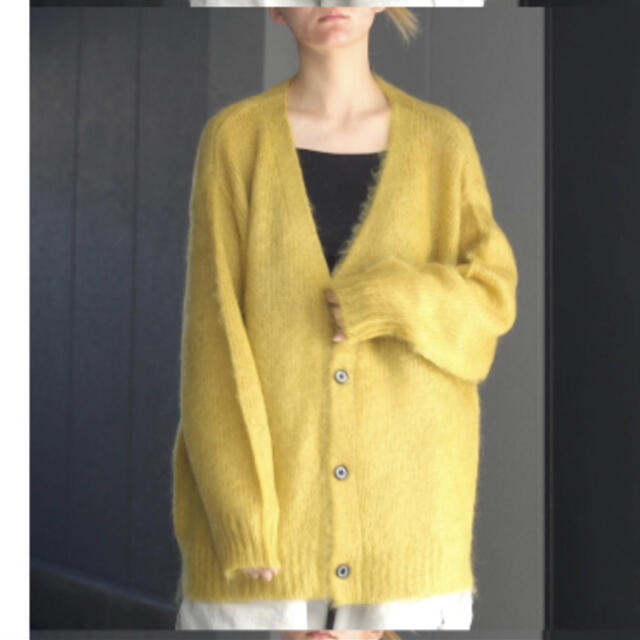 dairiku 21aw Molly Mohair Knit Cardigan - カーディガン