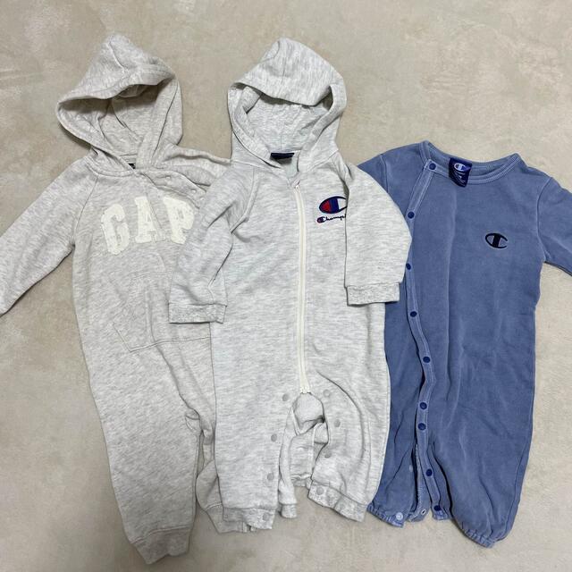 babyGAP(ベビーギャップ)の女の子70サイズまとめ売り10点＋オマケ キッズ/ベビー/マタニティのベビー服(~85cm)(ロンパース)の商品写真