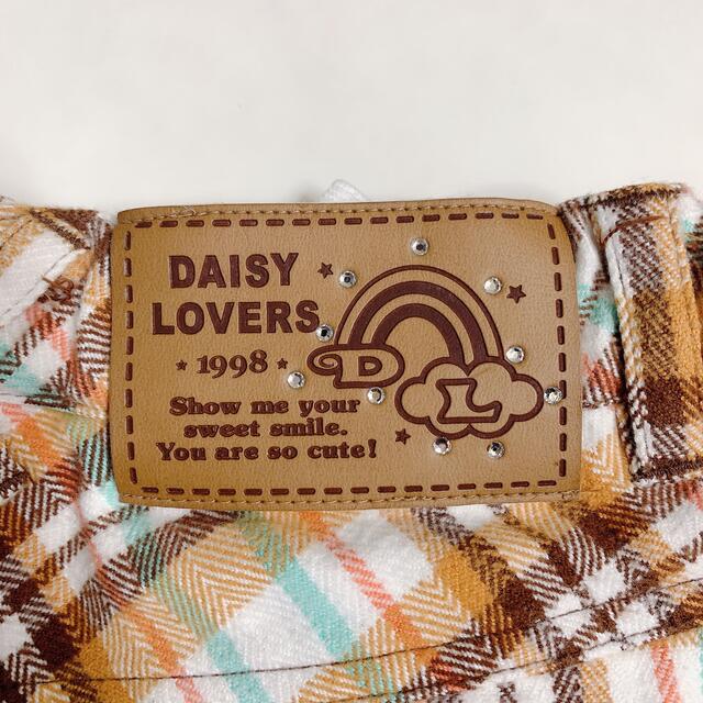 DAISY LOVERS(ディジーラバーズ)の古着 DAISY LOVERS チェックスカート 派手かわいい キッズ/ベビー/マタニティのキッズ服女の子用(90cm~)(スカート)の商品写真