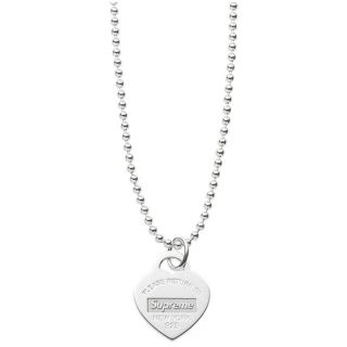 シュプリーム(Supreme)のSupreme Tiffany Heart Tag Pendant Silver(ネックレス)