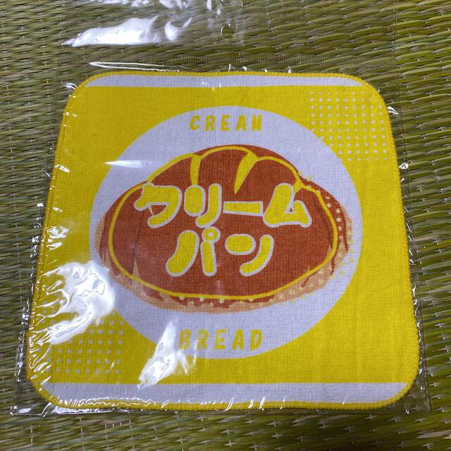 レトロ菓子パン　ミニタオル　ハンカチ　4柄セット　ハンドタオル