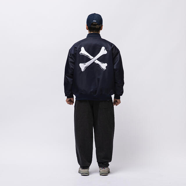 W)taps - WTAPS TEAM JACKET NYLON TWILL Black L 黒の通販 by 万事屋