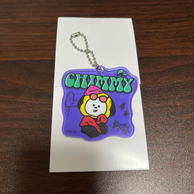 防弾少年団(BTS)(ボウダンショウネンダン)のBT21 オリジナルアクリルキーホルダー　CHIMMY エンタメ/ホビーのアニメグッズ(キーホルダー)の商品写真