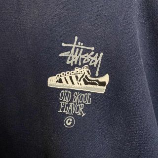 TB778さ STUSSY 90s  ジップアップ スウェット パーカー 長袖