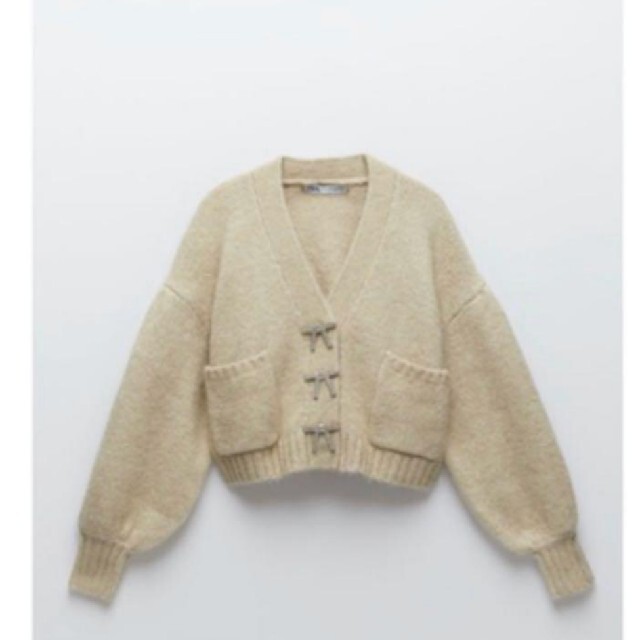 ZARA(ザラ)の美品　ザラ　ZARA ビジューニット レディースのトップス(ニット/セーター)の商品写真