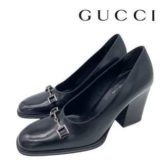 グッチ(Gucci)の★2足おまとめ★GUCCI チャンキーヒール ホースビット パンプス 黒 (ハイヒール/パンプス)