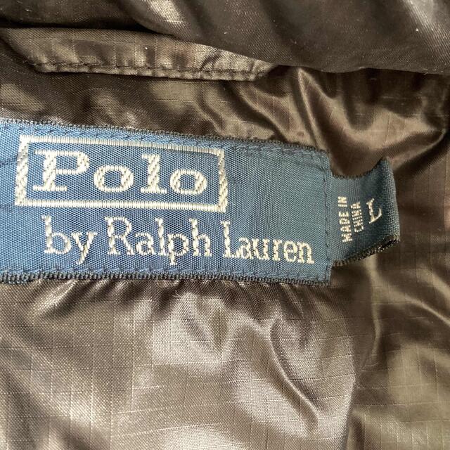 POLO RALPH LAUREN(ポロラルフローレン)の期間限定タイムセール　ポロラルフローレン　ミリタリーダウンベスト　黒光沢 メンズのジャケット/アウター(ダウンベスト)の商品写真