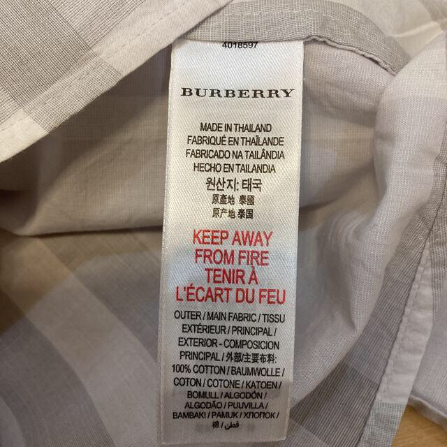 BURBERRY(バーバリー)のバーバリー　チェックブラウス　24M 92㎝ キッズ/ベビー/マタニティのキッズ服男の子用(90cm~)(ブラウス)の商品写真