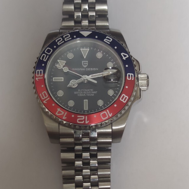 パガーニデザイン GMT 自動巻 ペプシカラー 中古美品