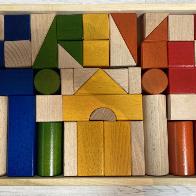 BorneLund(ボーネルンド)のボーネルンド　オリジナル積み木　カラー キッズ/ベビー/マタニティのおもちゃ(積み木/ブロック)の商品写真