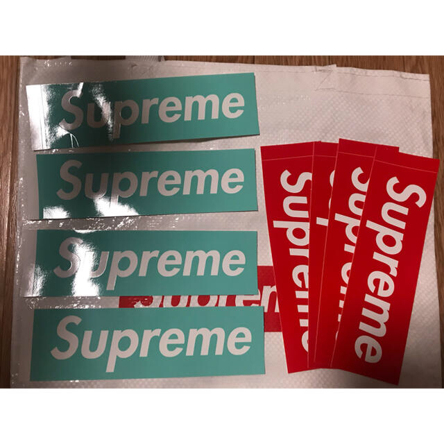 Supreme(シュプリーム)のSupreme x Tiffany & Co. Box Logo ステッカー4枚 メンズのアクセサリー(その他)の商品写真