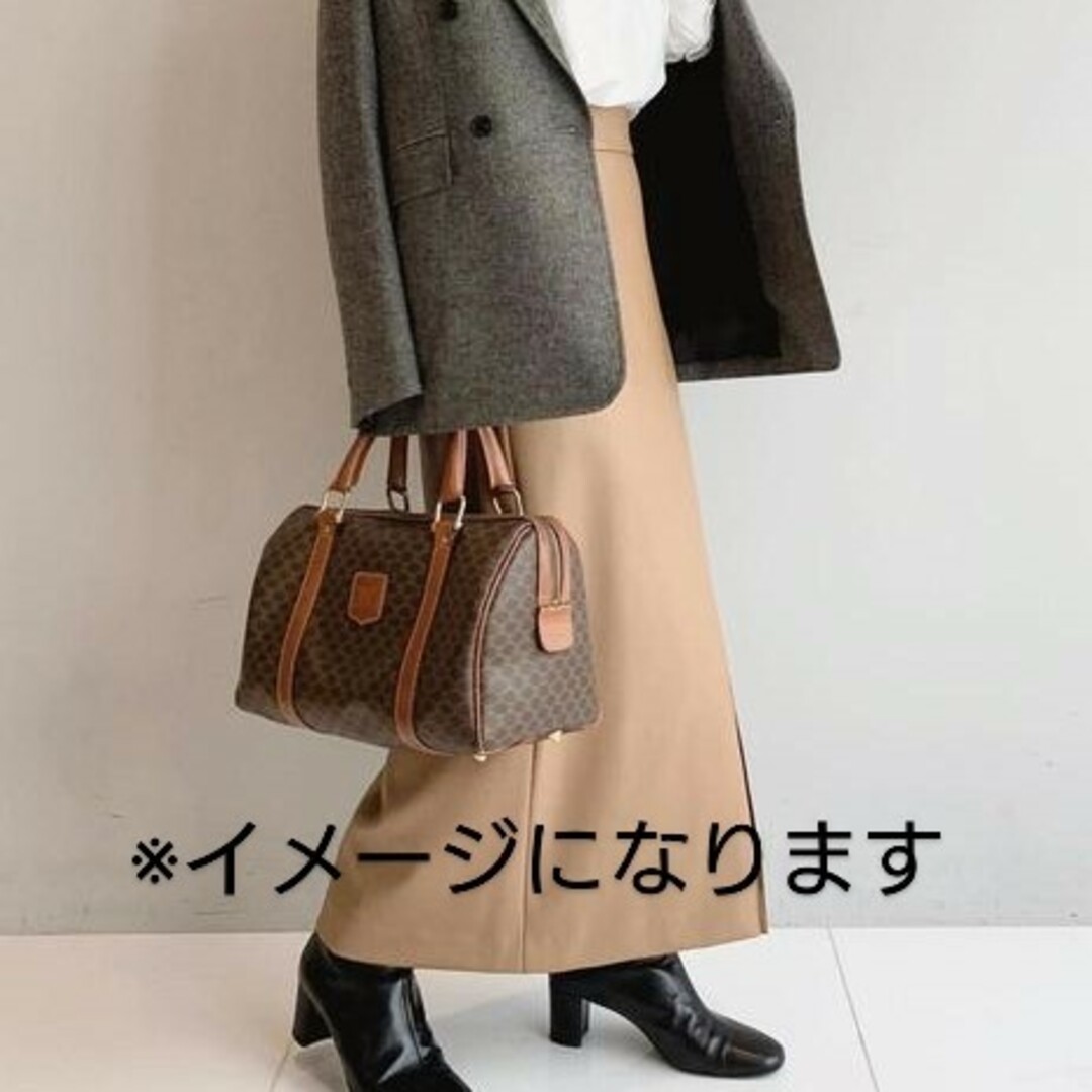 高さ約20cmLK003 CELINE ハンドバッグ　ミニボストンバッグ　マカダム柄