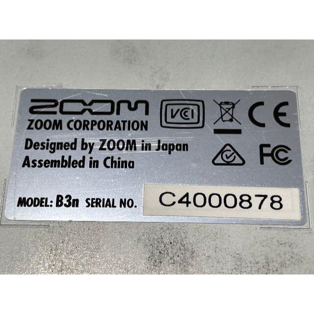 ZOOM B3n ベース用マルチエフェクター 外箱・付属品あり 4