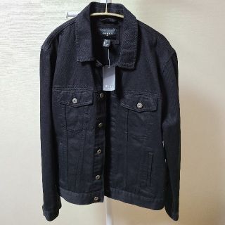 フォーエバートゥエンティーワン(FOREVER 21)の新品タグ付き 黒デニムジャケット(Gジャン/デニムジャケット)