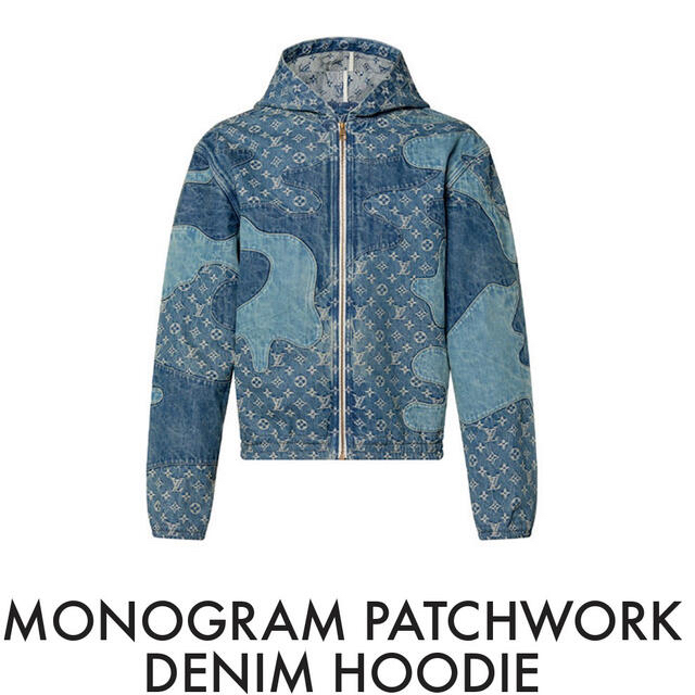 Louis Vuitton x Nigo Monogram Patchwork Denim Hoodie