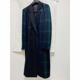 【Paul Smith】ポールスミス　21AW メンズ　チェック柄　ロングコート