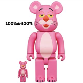 メディコムトイ(MEDICOM TOY)のBE@RBRICK PINK PANTHER 100%&400%(その他)