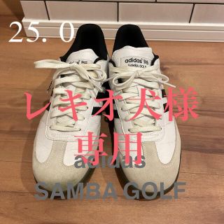 アディダス(adidas)の値下　adidas samba golf 25cm ホワイト/ブラック(シューズ)