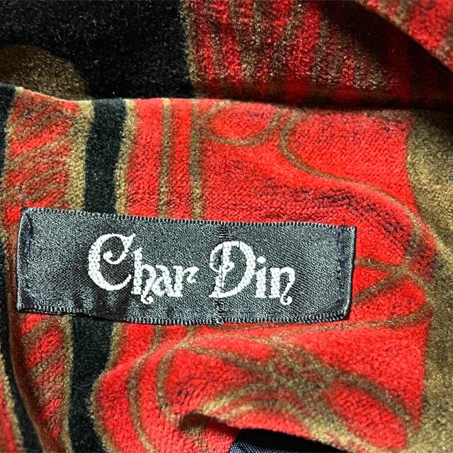 DRIES VAN NOTEN(ドリスヴァンノッテン)の希少★Char din ヴィンテージ ベルベット ベロア 総柄 デザインブルゾン メンズのジャケット/アウター(ブルゾン)の商品写真