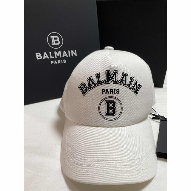 新品 バルマン BALMAIN メンズ 小物 帽子 キャップ 白 melollevo.com.bo