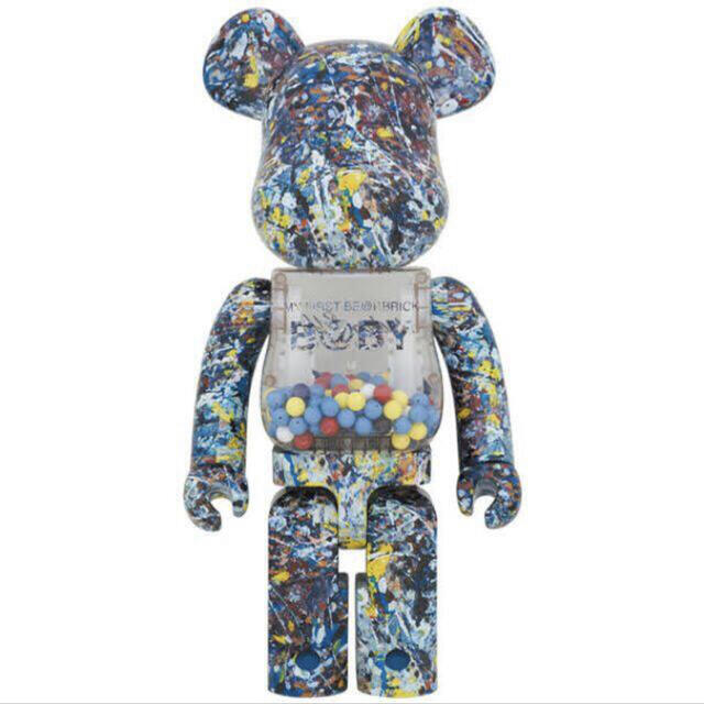 MEDICOM TOY(メディコムトイ)のMY FIRST BE@RBRICK B@BY Jackson Pollock ハンドメイドのおもちゃ(フィギュア)の商品写真