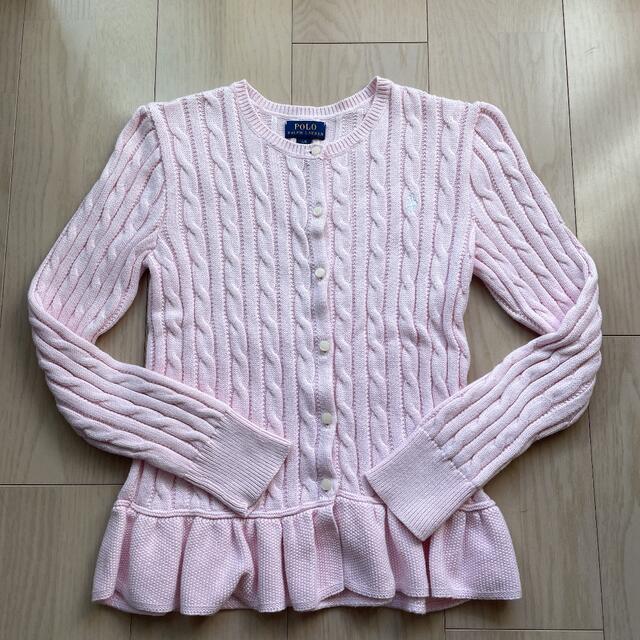 新品同様 RALPH LAUREN カーディガン ガールズ 150㎝ トップス(その他