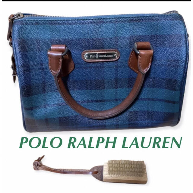 POLO RALPH LAUREN(ポロラルフローレン)の【美品】ポロラルフローレン Ralph Lauren ミニボストン ハンドバッグ レディースのバッグ(ボストンバッグ)の商品写真