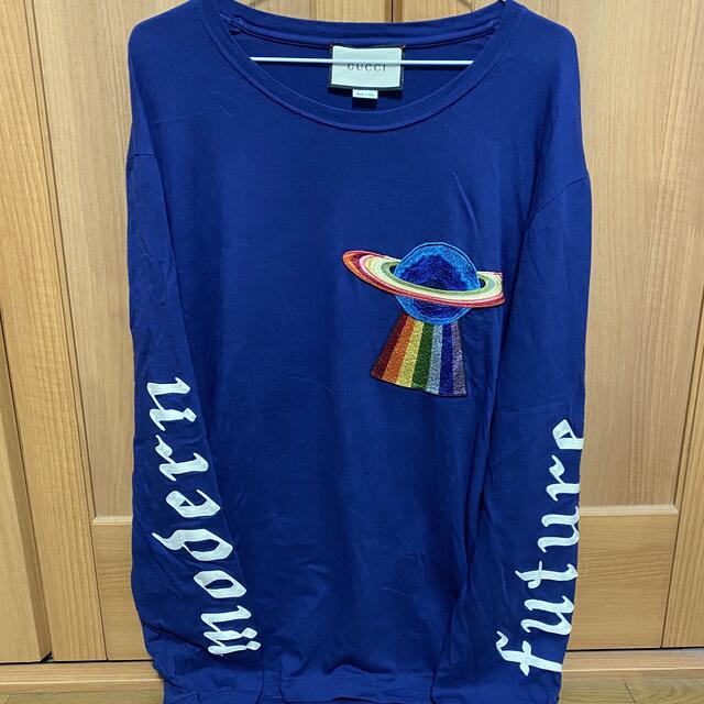 Gucci(グッチ)のGUCCI  UFO 刺繍　ロングTシャツ メンズのトップス(Tシャツ/カットソー(七分/長袖))の商品写真