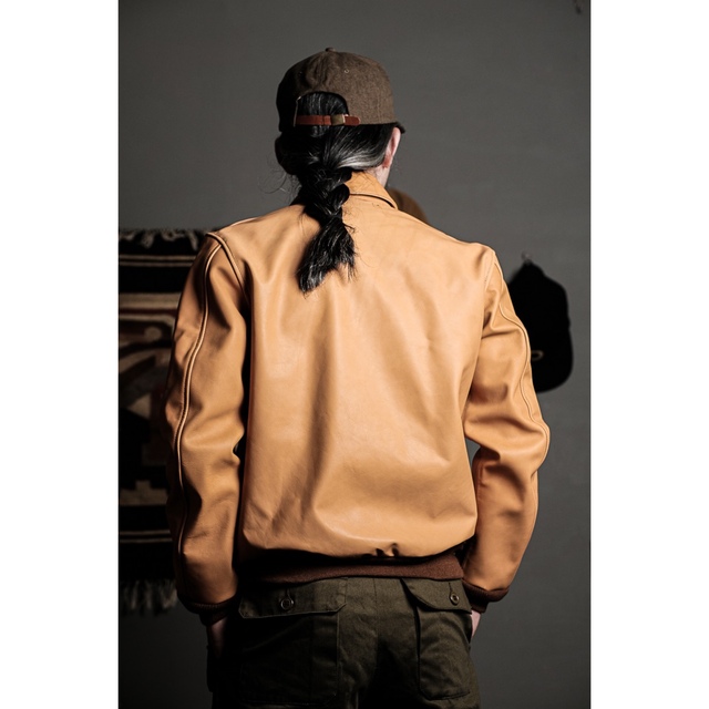 再入荷!!ヌメ革 A2フライトジャケット レザージャケット 再入荷!!ヌメ革 A2フライトジャケット レザージャケット