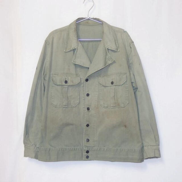 Maison Martin Margiela(マルタンマルジェラ)の▪️40’s【HBT】VINTAGE JACKET メンズのジャケット/アウター(ミリタリージャケット)の商品写真