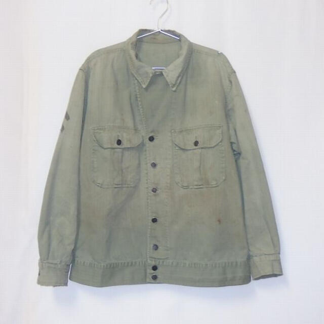 Maison Martin Margiela(マルタンマルジェラ)の▪️40’s【HBT】VINTAGE JACKET メンズのジャケット/アウター(ミリタリージャケット)の商品写真