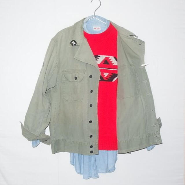 Maison Martin Margiela(マルタンマルジェラ)の▪️40’s【HBT】VINTAGE JACKET メンズのジャケット/アウター(ミリタリージャケット)の商品写真