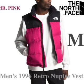 ザノースフェイス(THE NORTH FACE)の新品 M ノースフェイス ヌプシダウンベスト グースダウン700 PINK(ダウンベスト)