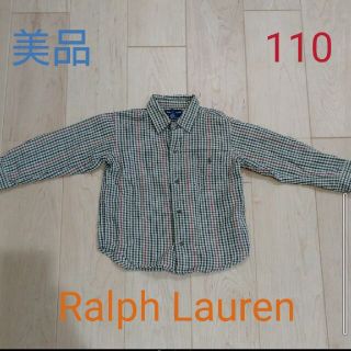 ラルフローレン(Ralph Lauren)のRalph Lauren　渋色長袖シャツ　110　4T(ブラウス)