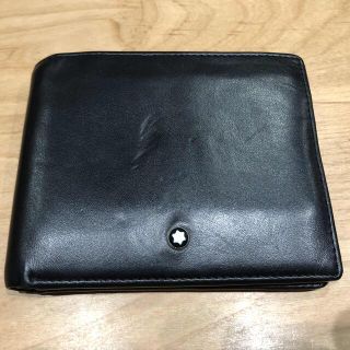 モンブラン(MONTBLANC)のモンブラン　二つ折り財布　（中古）(折り財布)