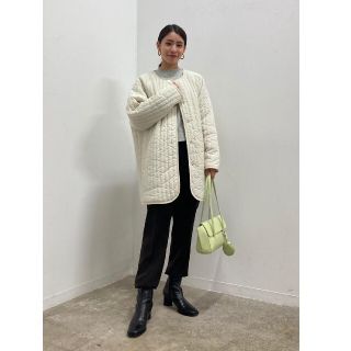 Adam et Rope' - ADAM ET ROPE' FEMME 縦キルティングブルゾンの通販