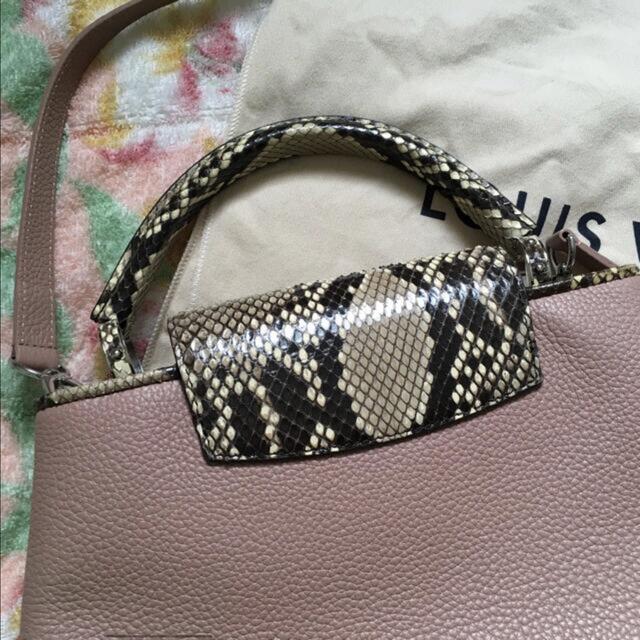 LOUIS VUITTON - 最高級カプシーヌPMパイソン 定価73万円以上 新品同様