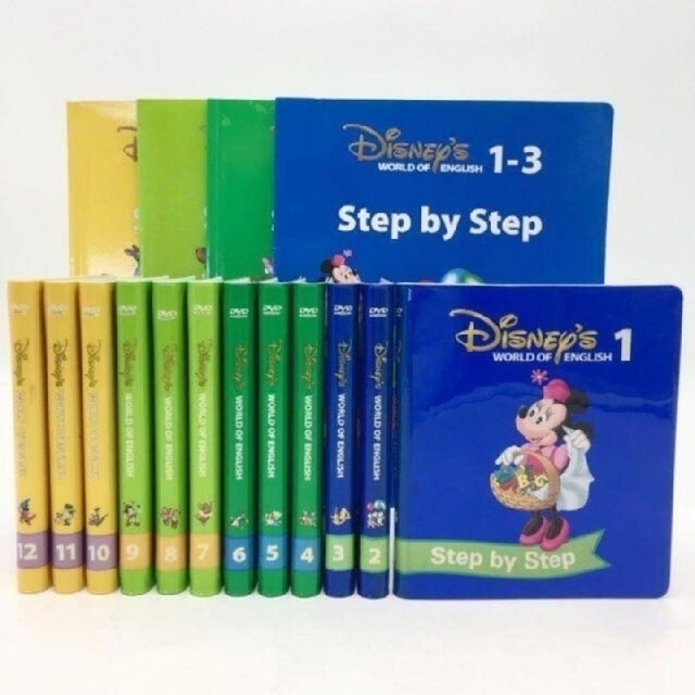 Disney(ディズニー)の[カズシ様専用]DWE ディズニー step by step DVD キッズ/ベビー/マタニティのおもちゃ(知育玩具)の商品写真
