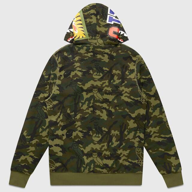 A BATHING APE(アベイシングエイプ)のbape ovo シャークパーカー　XXXL(3XL) メンズのトップス(パーカー)の商品写真