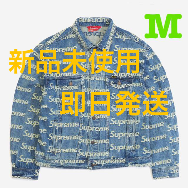 福袋セール】 Frayed Mサイズ - Supreme Logos Jacket Trucker Denim G