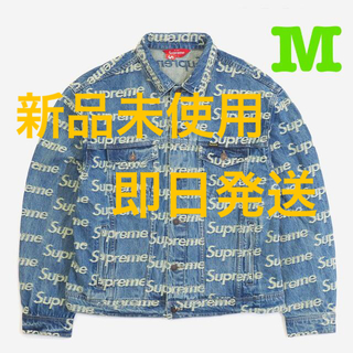 シュプリーム(Supreme)のMサイズ Frayed Logos Denim Trucker Jacket(Gジャン/デニムジャケット)