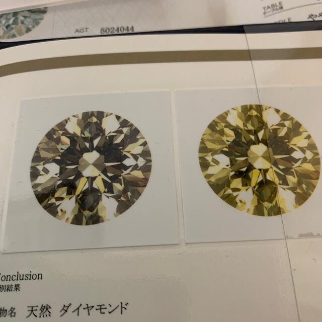 鑑別書(２冊)付　ラウンド　ブリリアンカットダイヤモンドリング レディースのアクセサリー(リング(指輪))の商品写真