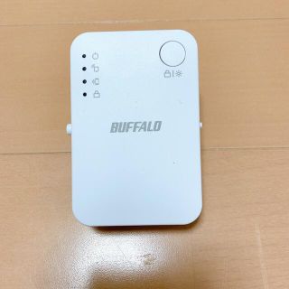 バッファロー(Buffalo)の【美品】BUFFALO wifi 無線LAN中継機　WEX-1166DHPS/N(PC周辺機器)