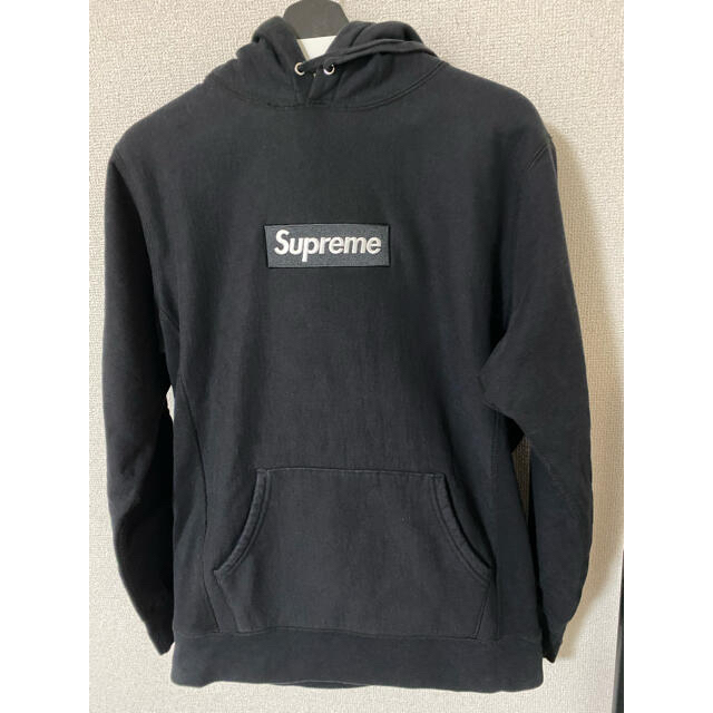 16AW supreme box logo hoodie パーカー　Lサイズ