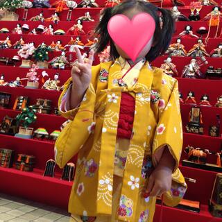 七五三　3歳　4歳　女の子　ひな祭り　ひなまつり　花見　着物　羽織　草履　セット(和服/着物)