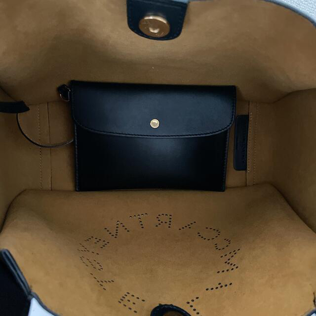 Stella McCartney(ステラマッカートニー)のステラマッカートニー　ロゴトートバッグ　2way ブラック　黒 レディースのバッグ(トートバッグ)の商品写真