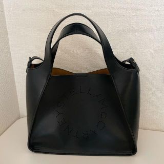 ステラマッカートニー(Stella McCartney)のステラマッカートニー　ロゴトートバッグ　2way ブラック　黒(トートバッグ)