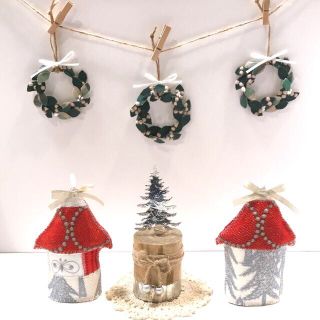 ではござい mina タンバリン はぎれ クリスマスの通販 by nina's shop ...